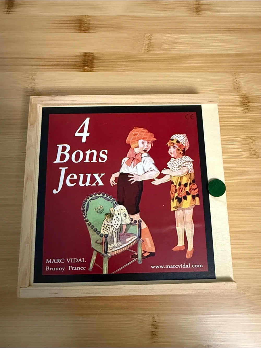 4 Bons Jeux by Marc Vidal Retro Games Checkers, Chess, Dominoes & Pick up Sticks
